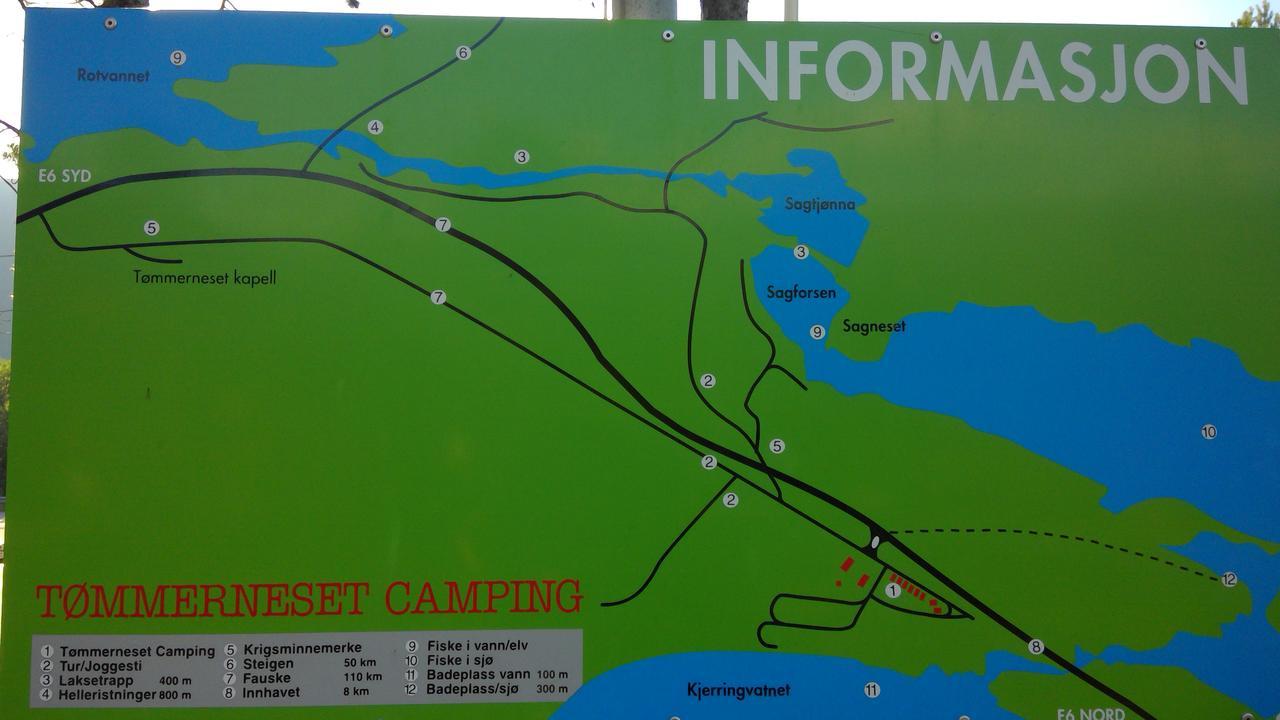 Hotel Tommerneset Camping Innhavet Esterno foto